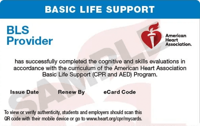 BLS Card